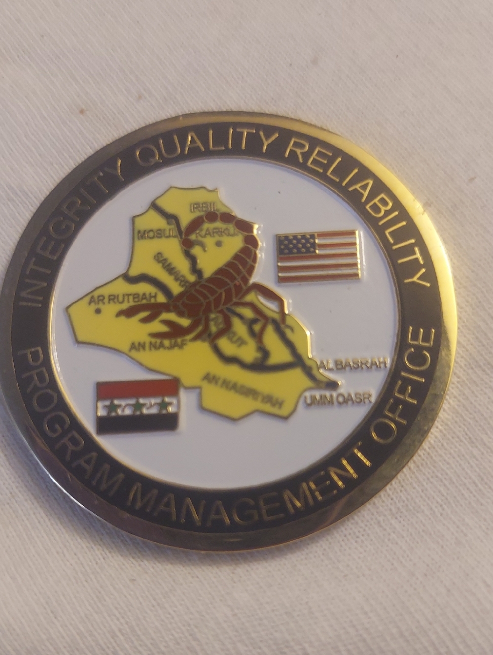 Integrity Quslity Coin.